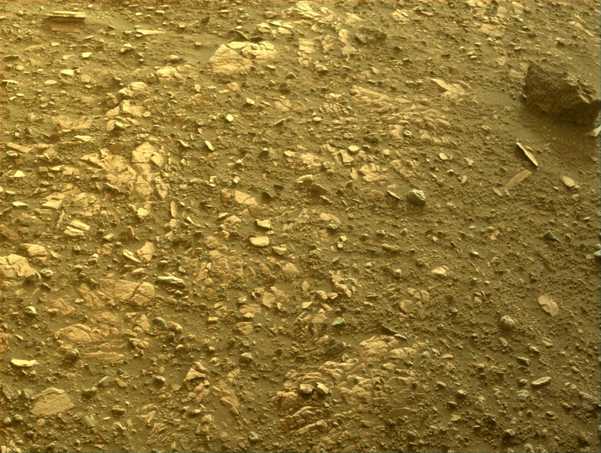This image was taken by FRONT_HAZCAM_RIGHT_A onboard NASA's Mars rover Perseverance on Sol 449