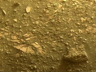 View image taken on Mars, Mars Perseverance Sol 449: Front Right Hazard Avoidance Camera (Hazcam)