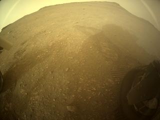 View image taken on Mars, Mars Perseverance Sol 449: Rear Right Hazard Avoidance Camera (Hazcam)