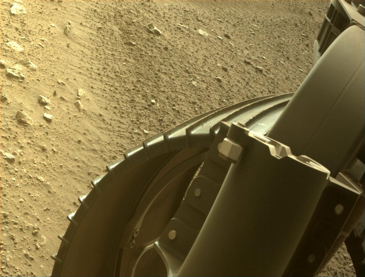 This image was taken by FRONT_HAZCAM_RIGHT_A onboard NASA's Mars rover Perseverance on Sol 456