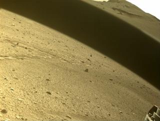 View image taken on Mars, Mars Perseverance Sol 456: Front Right Hazard Avoidance Camera (Hazcam)