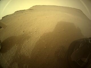 View image taken on Mars, Mars Perseverance Sol 456: Rear Right Hazard Avoidance Camera (Hazcam)