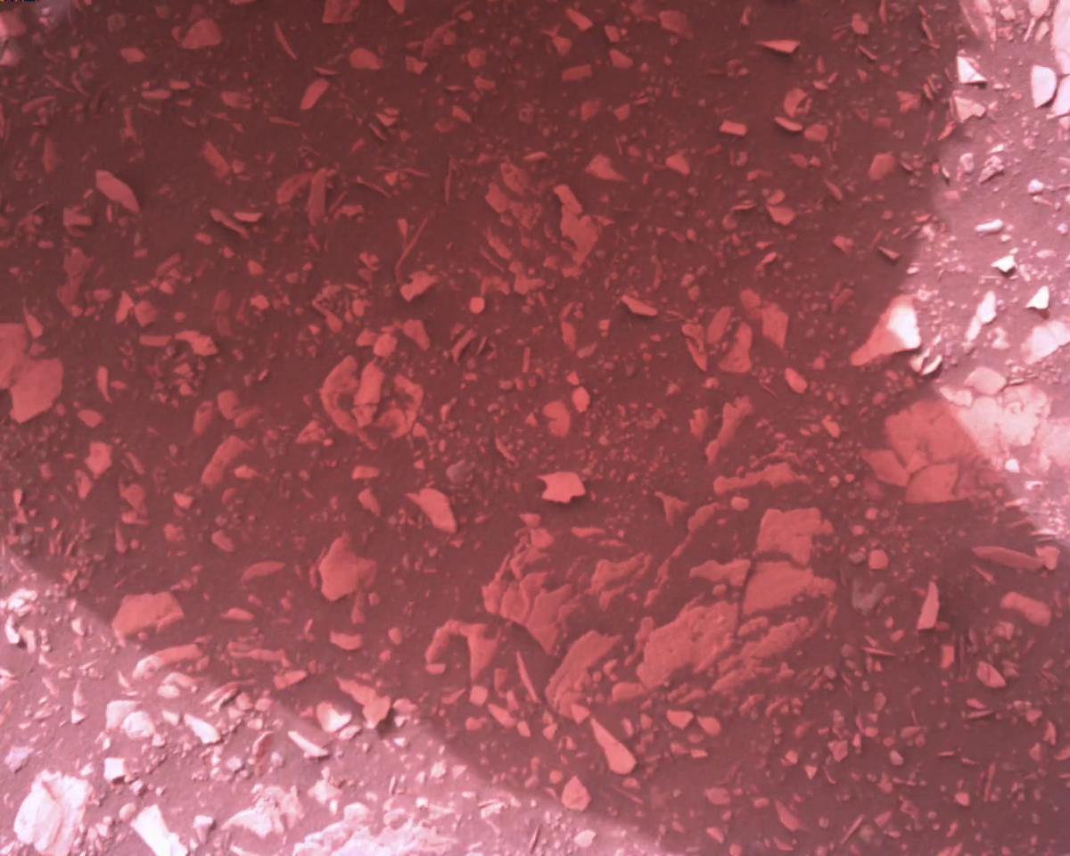 This image was taken by EDL_RDCAM onboard NASA's Mars rover Perseverance on Sol 458