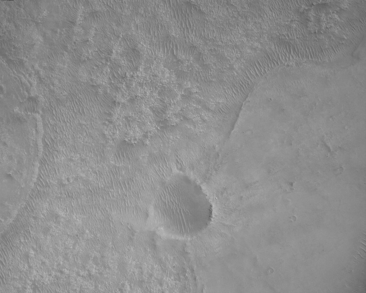 This image was taken by EDL_RDCAM onboard NASA's Mars rover Perseverance on Sol 461