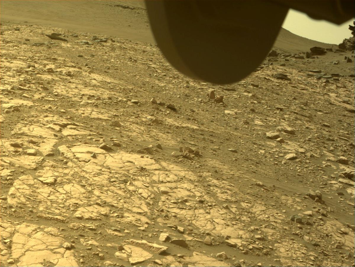 This image was taken by FRONT_HAZCAM_RIGHT_A onboard NASA's Mars rover Perseverance on Sol 461