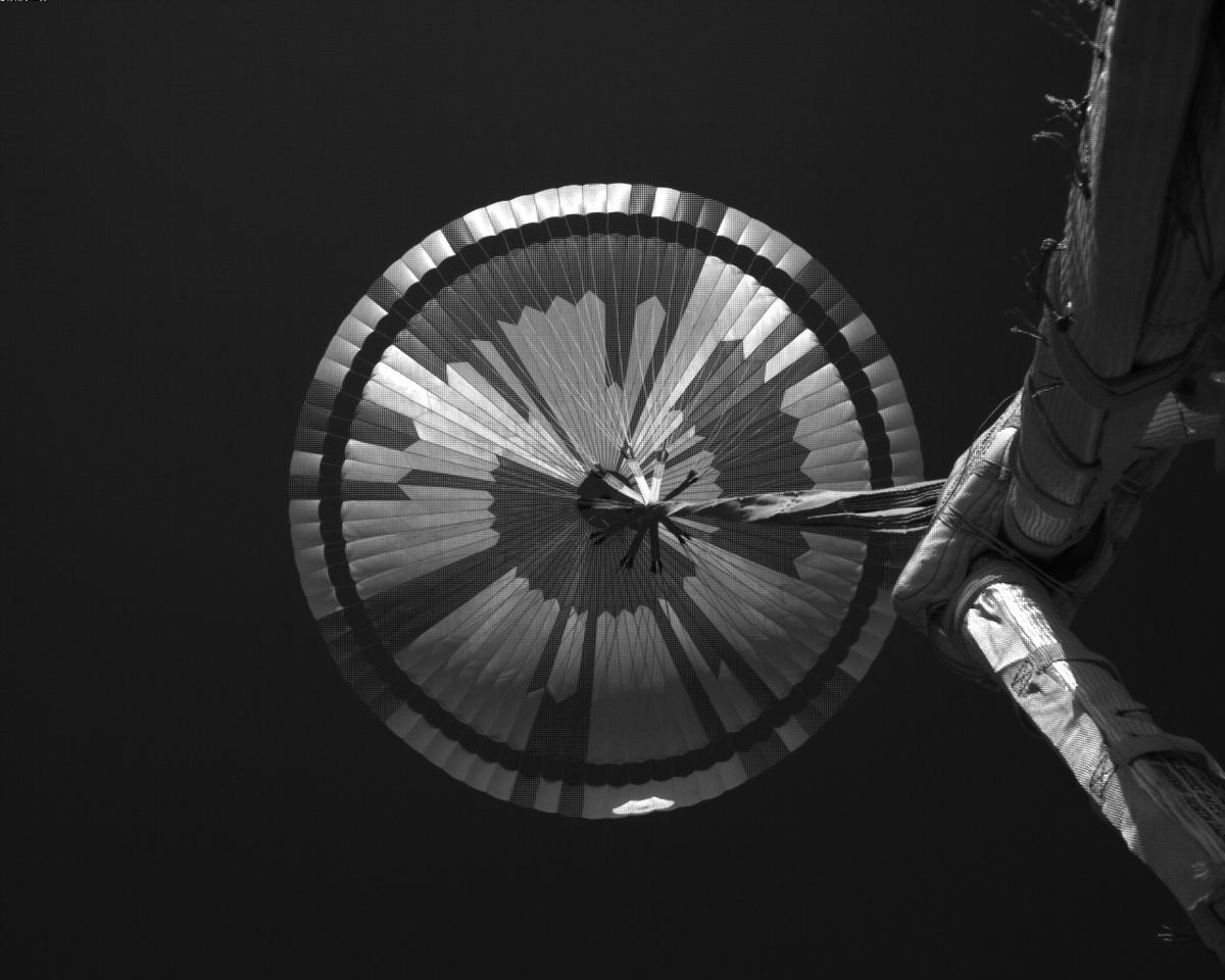 This image was taken by EDL_PUCAM2 onboard NASA's Mars rover Perseverance on Sol 463