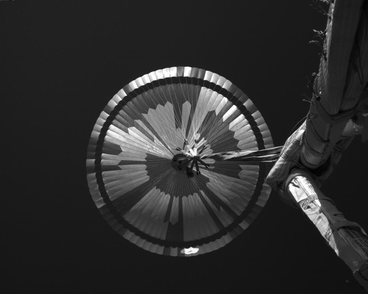 This image was taken by EDL_PUCAM2 onboard NASA's Mars rover Perseverance on Sol 463