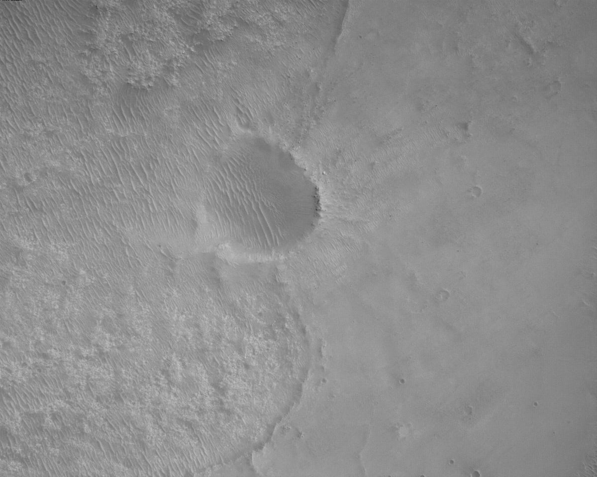 This image was taken by EDL_RDCAM onboard NASA's Mars rover Perseverance on Sol 463