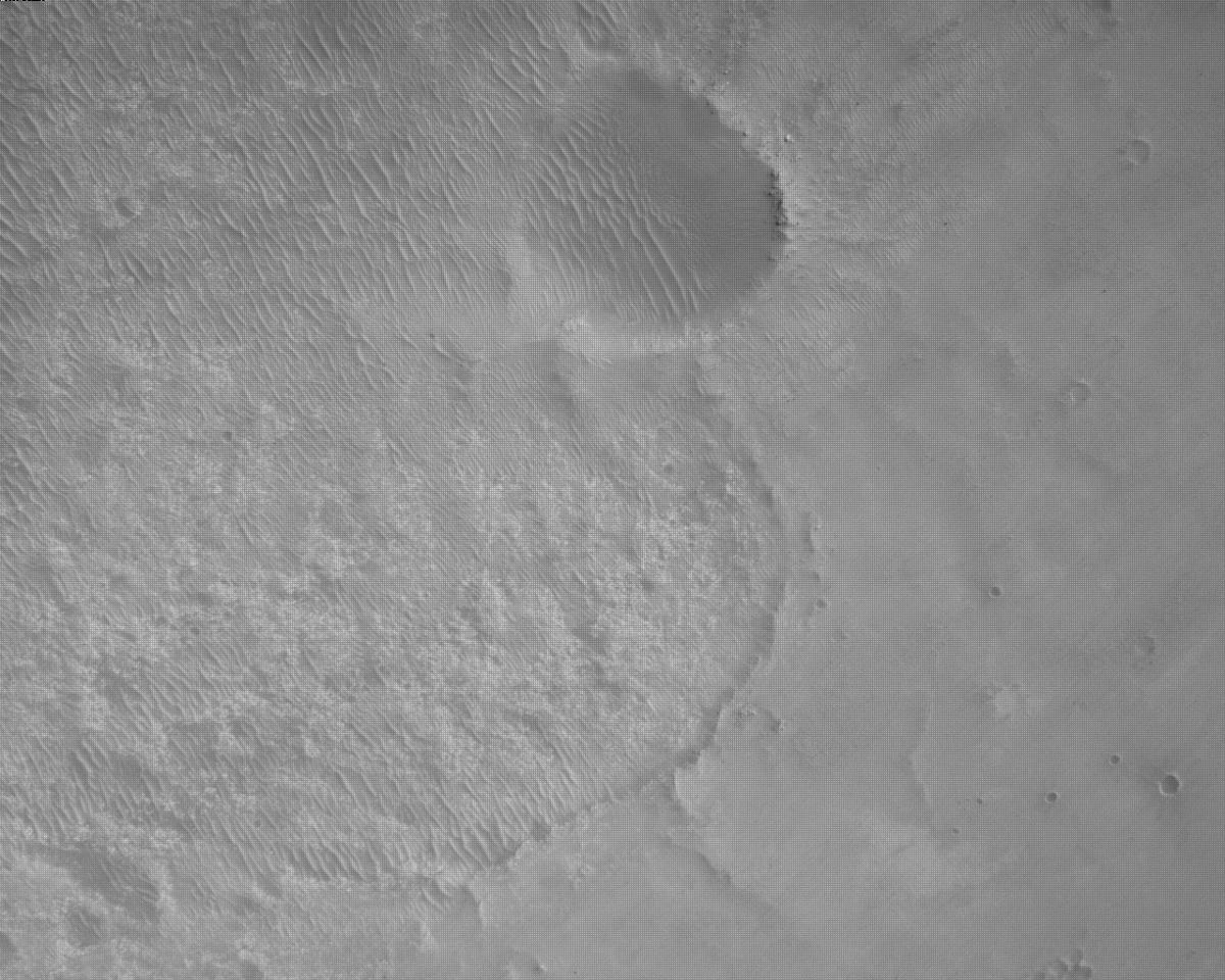 This image was taken by EDL_RDCAM onboard NASA's Mars rover Perseverance on Sol 463