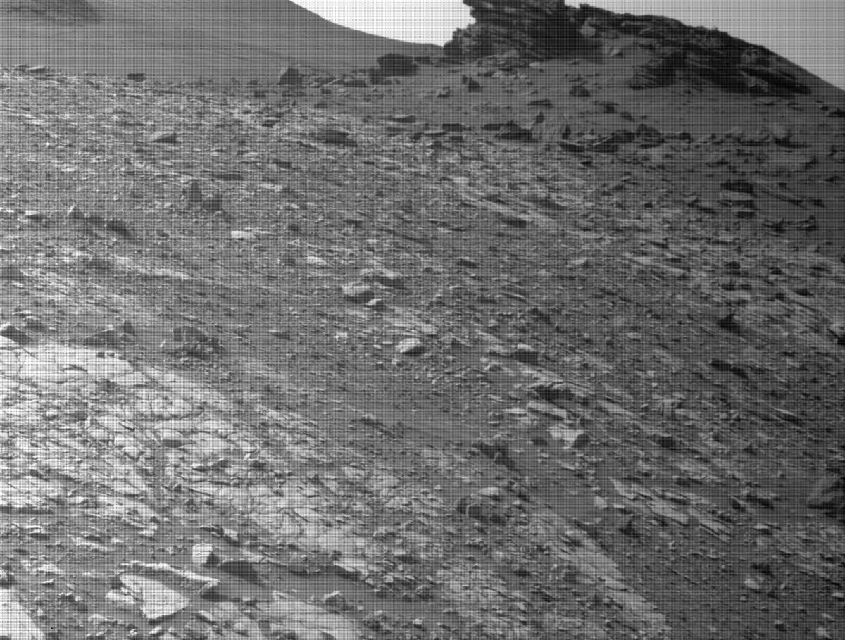 This image was taken by FRONT_HAZCAM_LEFT_A onboard NASA's Mars rover Perseverance on Sol 463