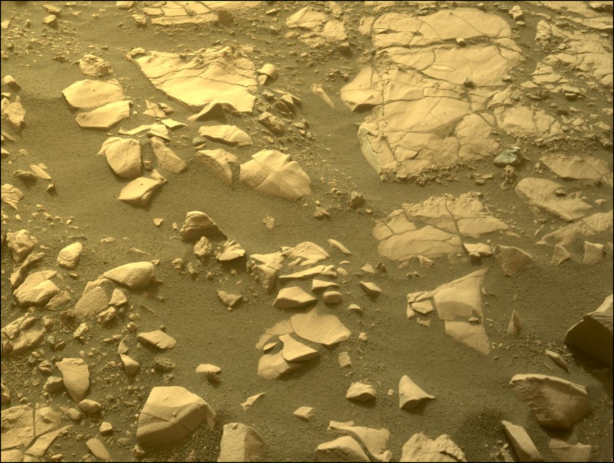 This image was taken by FRONT_HAZCAM_LEFT_A onboard NASA's Mars rover Perseverance on Sol 463