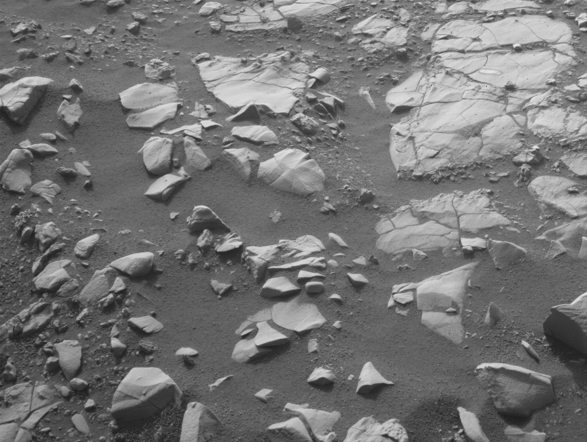 This image was taken by FRONT_HAZCAM_RIGHT_A onboard NASA's Mars rover Perseverance on Sol 463