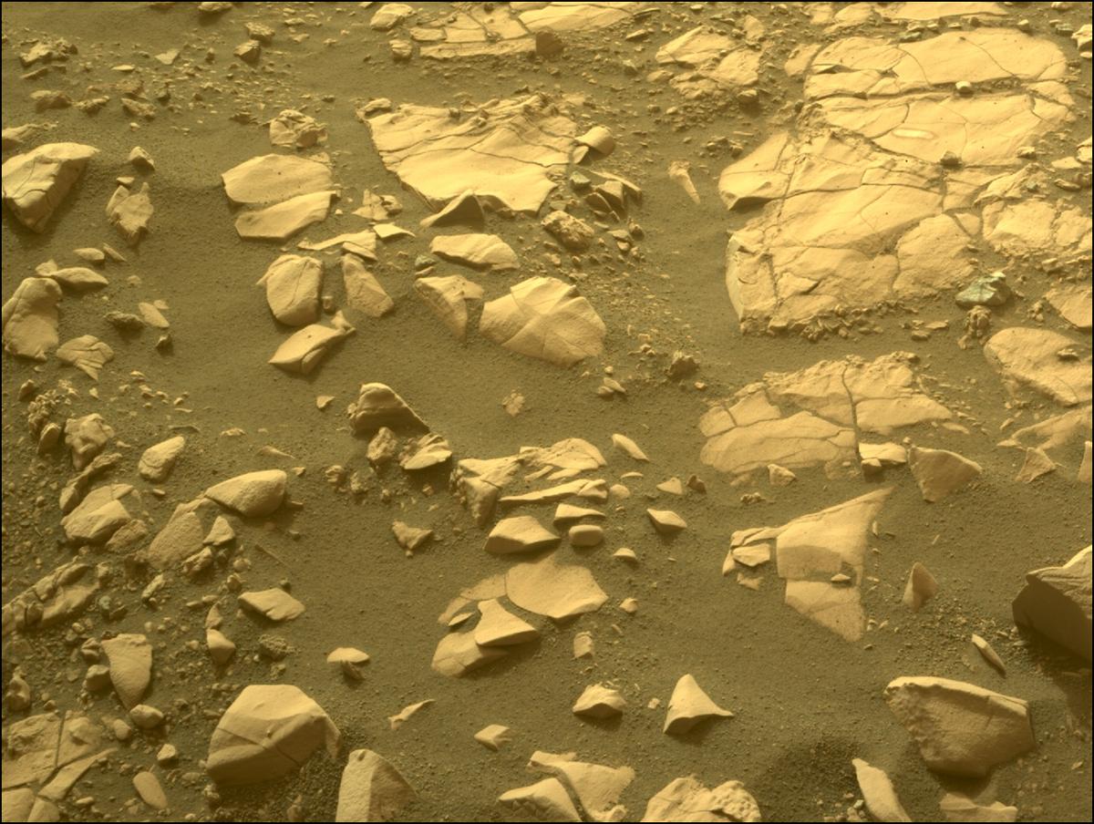This image was taken by FRONT_HAZCAM_RIGHT_A onboard NASA's Mars rover Perseverance on Sol 463