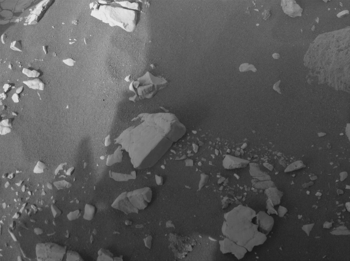 This image was taken by FRONT_HAZCAM_LEFT_A onboard NASA's Mars rover Perseverance on Sol 464