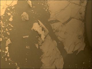 View image taken on Mars, Mars Perseverance Sol 464: Front Left Hazard Avoidance Camera (Hazcam)
