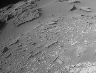 View image taken on Mars, Mars Perseverance Sol 464: Front Right Hazard Avoidance Camera (Hazcam)
