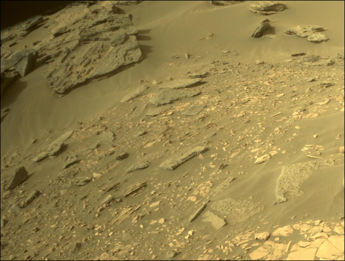 This image was taken by FRONT_HAZCAM_RIGHT_A onboard NASA's Mars rover Perseverance on Sol 464