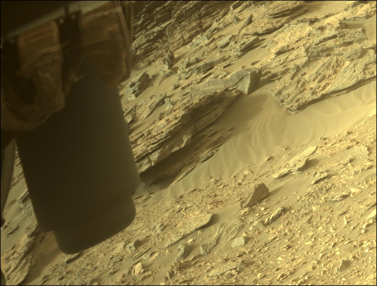 This image was taken by FRONT_HAZCAM_LEFT_A onboard NASA's Mars rover Perseverance on Sol 470