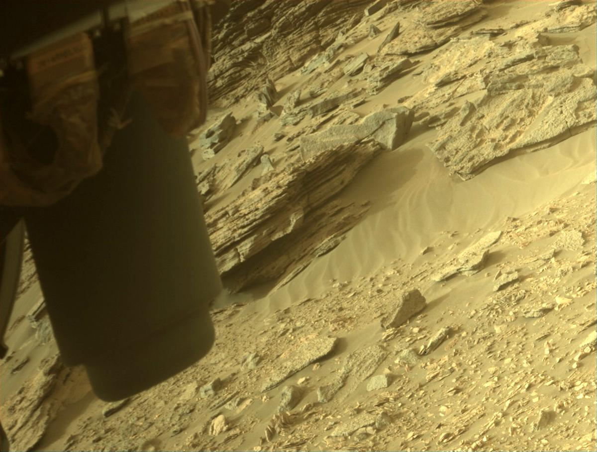 This image was taken by FRONT_HAZCAM_LEFT_A onboard NASA's Mars rover Perseverance on Sol 470