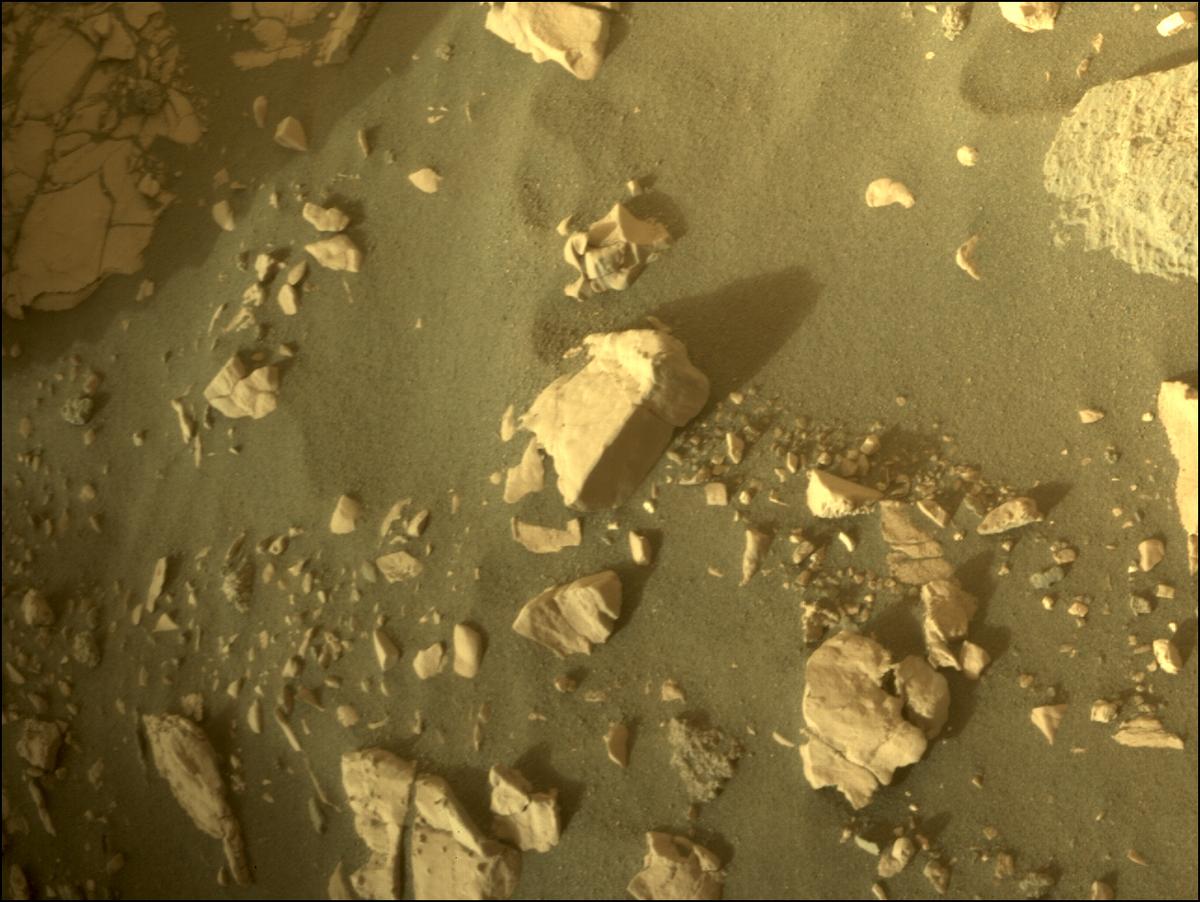 This image was taken by FRONT_HAZCAM_RIGHT_A onboard NASA's Mars rover Perseverance on Sol 470