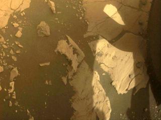 View image taken on Mars, Mars Perseverance Sol 471: Front Left Hazard Avoidance Camera (Hazcam)