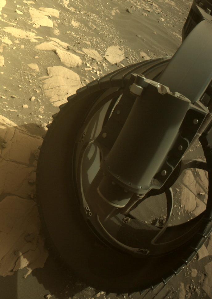 This image was taken by FRONT_HAZCAM_RIGHT_A onboard NASA's Mars rover Perseverance on Sol 471