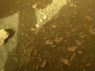 View image taken on Mars, Mars Perseverance Sol 474: Front Left Hazard Avoidance Camera (Hazcam)