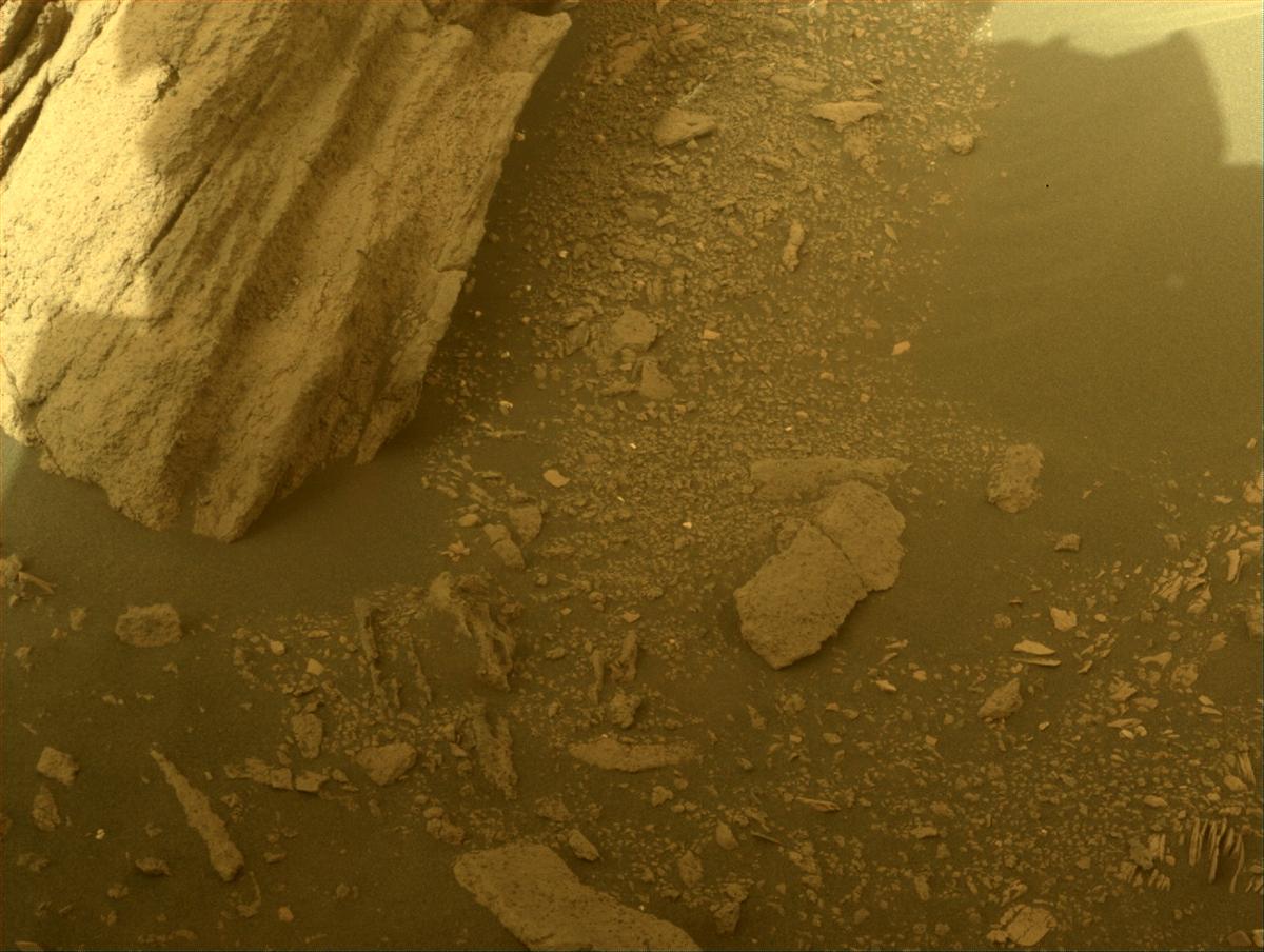 This image was taken by FRONT_HAZCAM_RIGHT_A onboard NASA's Mars rover Perseverance on Sol 474
