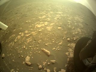 View image taken on Mars, Mars Perseverance Sol 474: Rear Right Hazard Avoidance Camera (Hazcam)