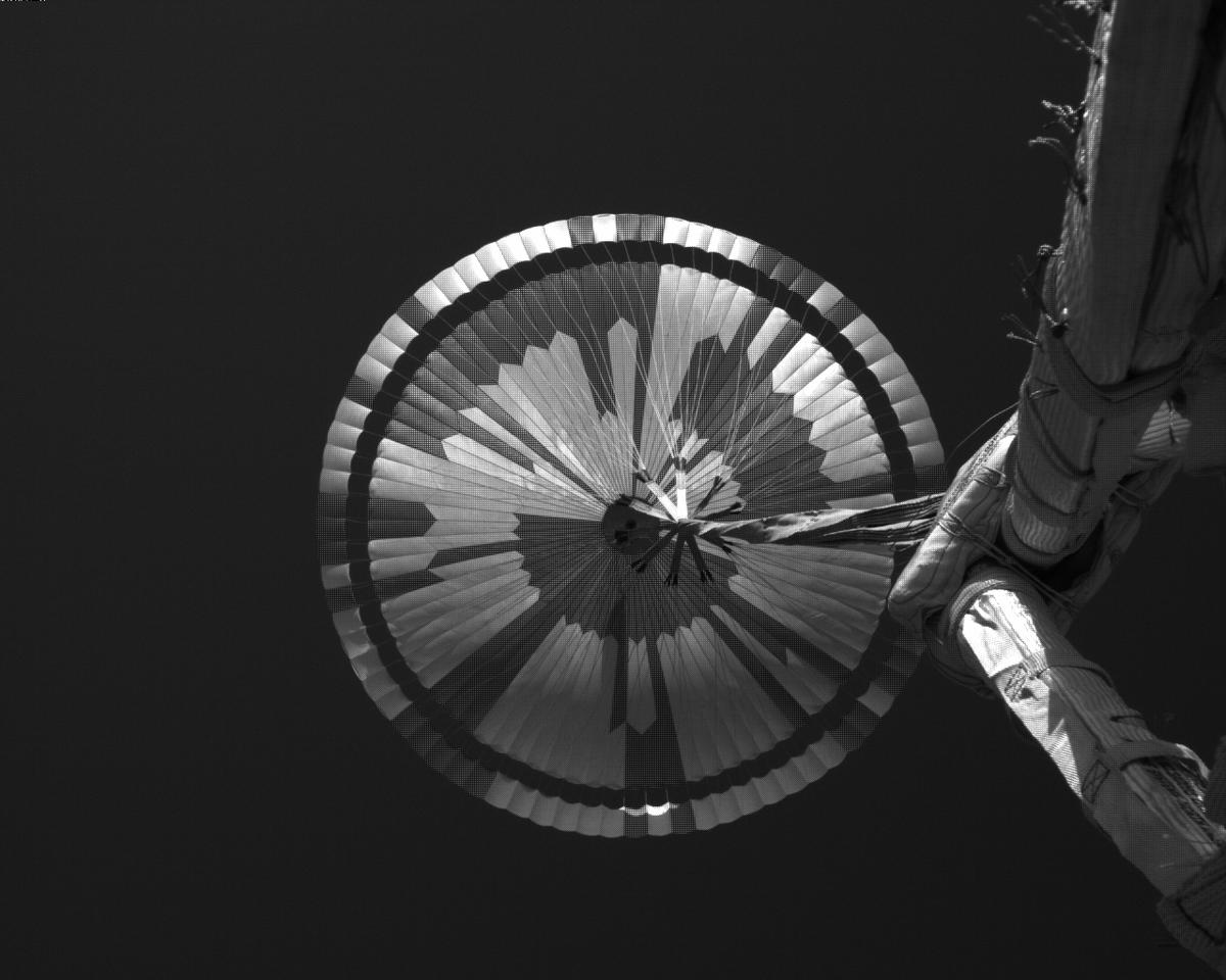 This image was taken by EDL_PUCAM2 onboard NASA's Mars rover Perseverance on Sol 475
