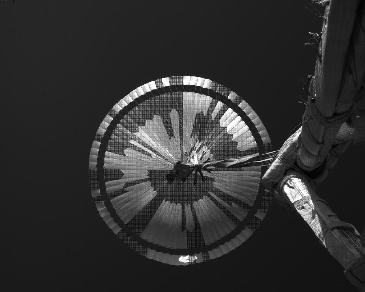 This image was taken by EDL_PUCAM2 onboard NASA's Mars rover Perseverance on Sol 475
