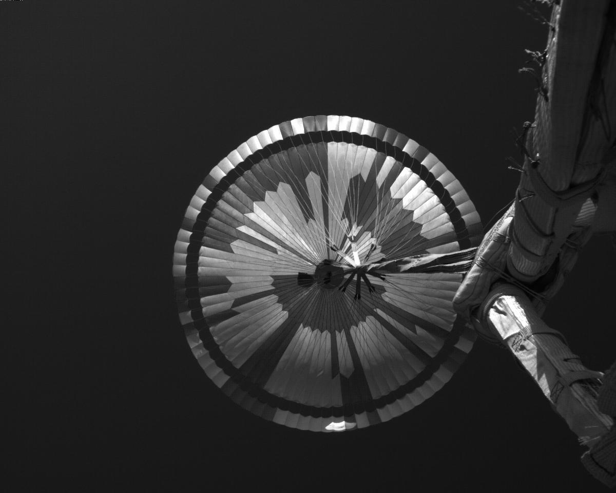 This image was taken by EDL_PUCAM2 onboard NASA's Mars rover Perseverance on Sol 475
