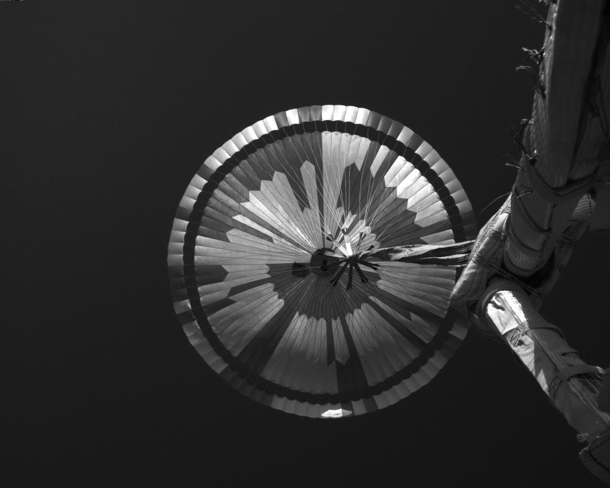 This image was taken by EDL_PUCAM2 onboard NASA's Mars rover Perseverance on Sol 475