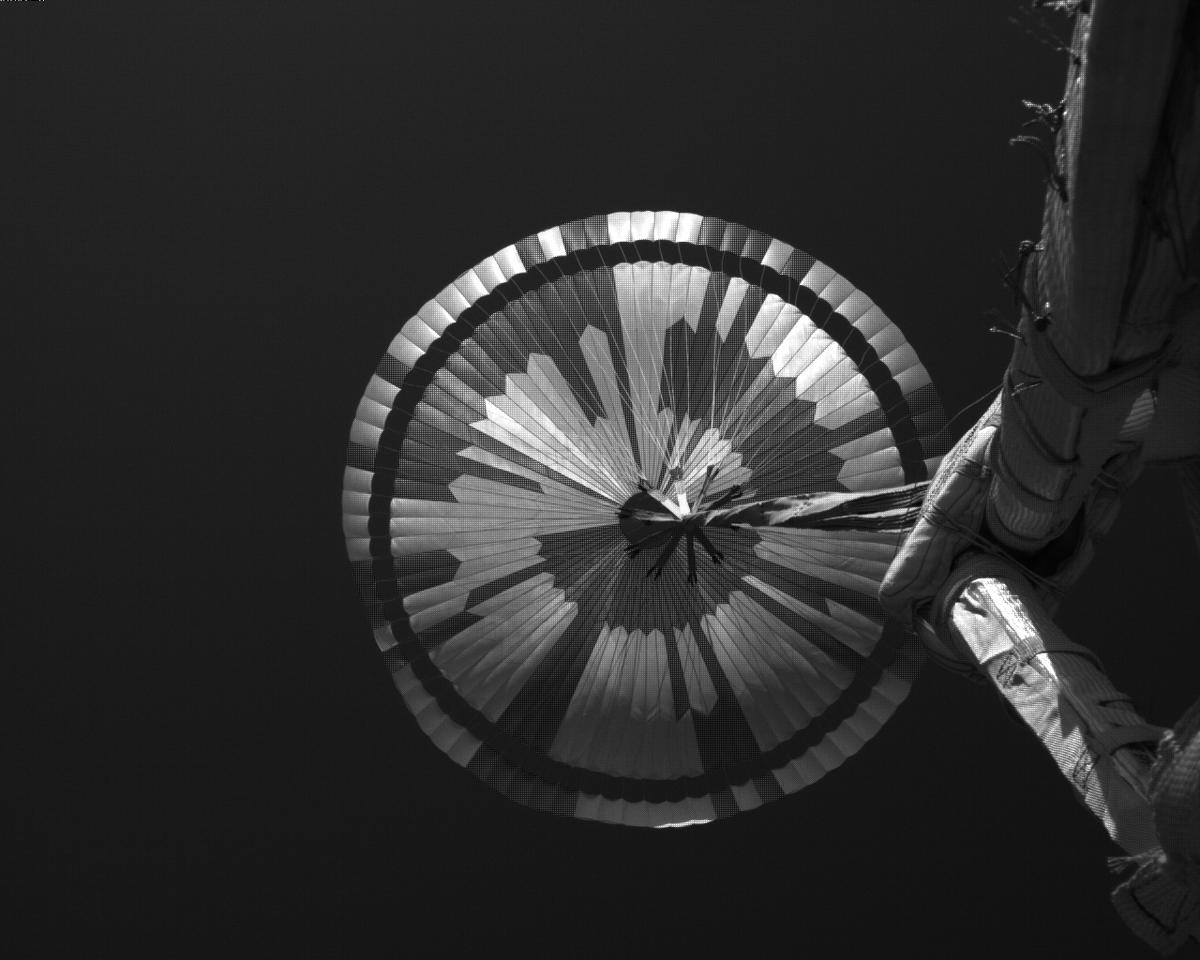 This image was taken by EDL_PUCAM2 onboard NASA's Mars rover Perseverance on Sol 475