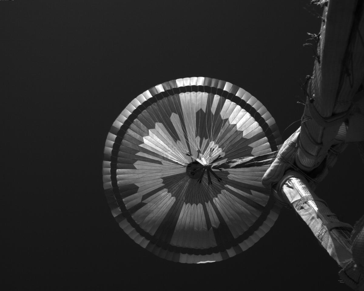 This image was taken by EDL_PUCAM2 onboard NASA's Mars rover Perseverance on Sol 475