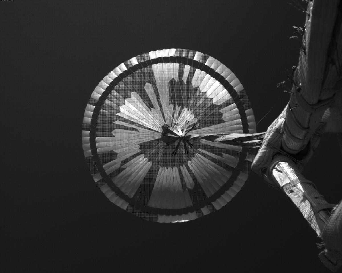 This image was taken by EDL_PUCAM2 onboard NASA's Mars rover Perseverance on Sol 475