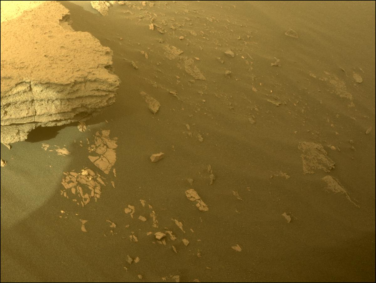 This image was taken by FRONT_HAZCAM_RIGHT_A onboard NASA's Mars rover Perseverance on Sol 477