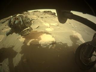 View image taken on Mars, Mars Perseverance Sol 480: Front Right Hazard Avoidance Camera (Hazcam)
