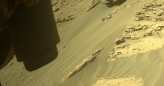 View image taken on Mars, Mars Perseverance Sol 482: Front Left Hazard Avoidance Camera (Hazcam)