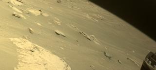 View image taken on Mars, Mars Perseverance Sol 482: Front Right Hazard Avoidance Camera (Hazcam)