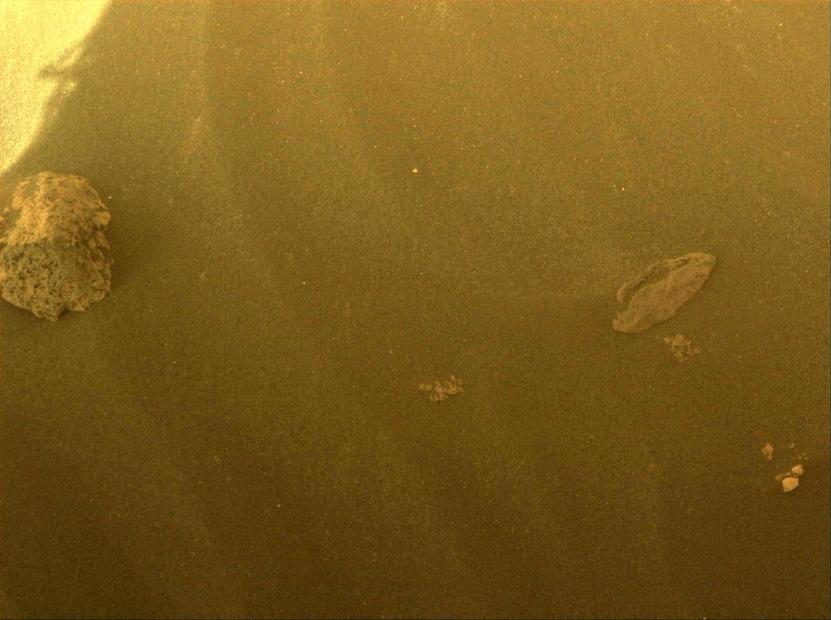 This image was taken by FRONT_HAZCAM_RIGHT_A onboard NASA's Mars rover Perseverance on Sol 482