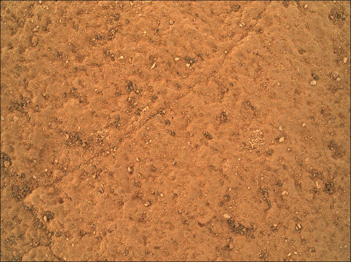 This image was taken by SHERLOC_WATSON onboard NASA's Mars rover Perseverance on Sol 485