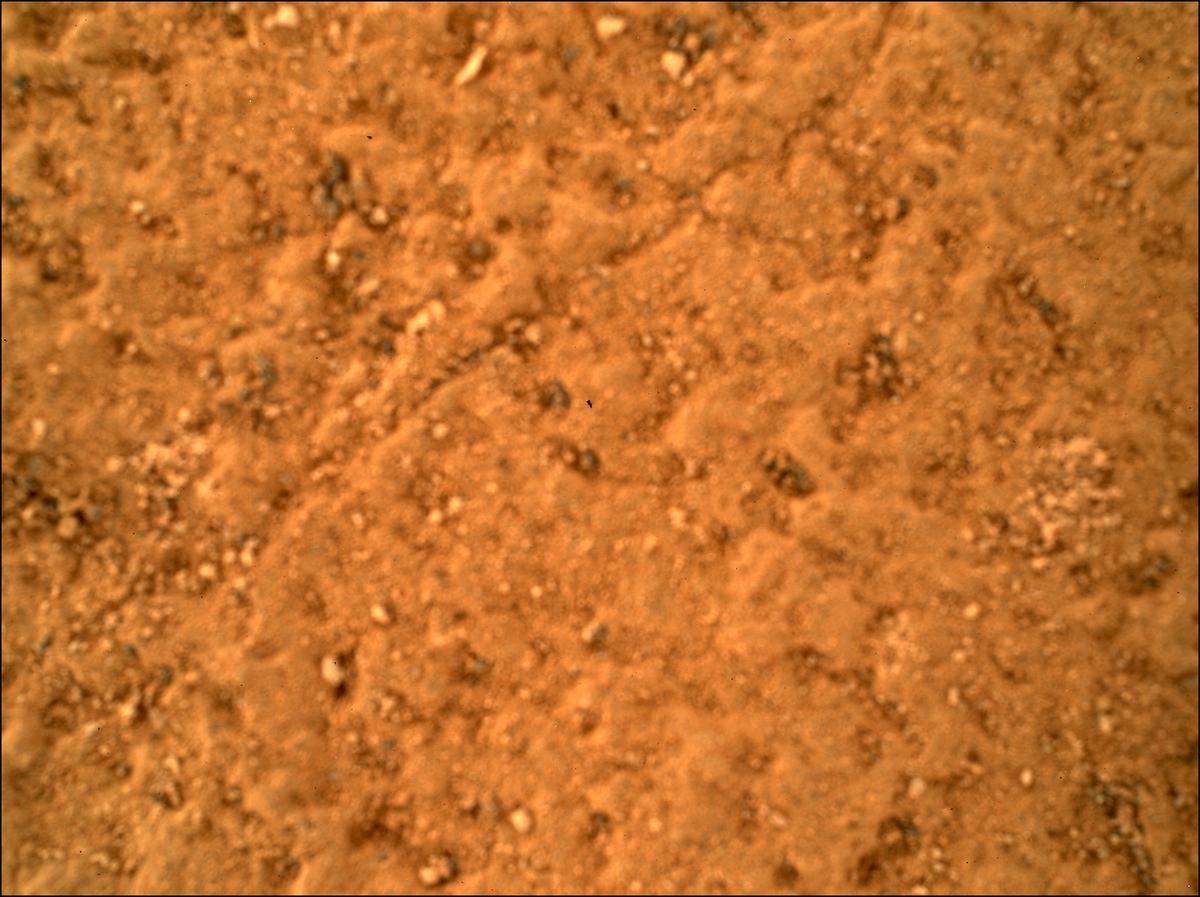 This image was taken by SHERLOC_WATSON onboard NASA's Mars rover Perseverance on Sol 485