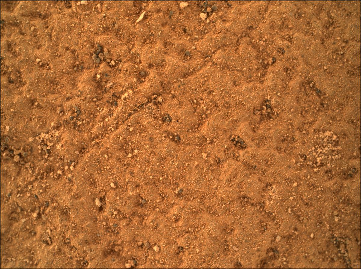 This image was taken by SHERLOC_WATSON onboard NASA's Mars rover Perseverance on Sol 485