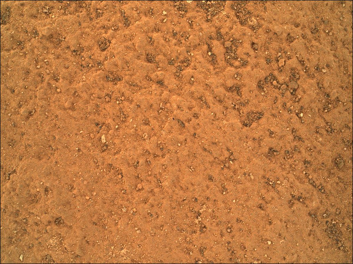 This image was taken by SHERLOC_WATSON onboard NASA's Mars rover Perseverance on Sol 485