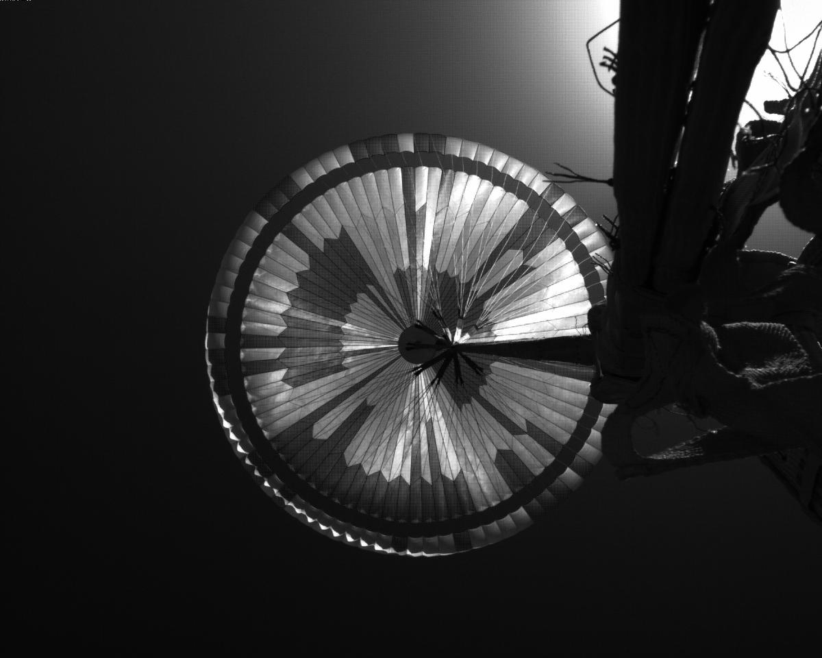 This image was taken by EDL_PUCAM1 onboard NASA's Mars rover Perseverance on Sol 486