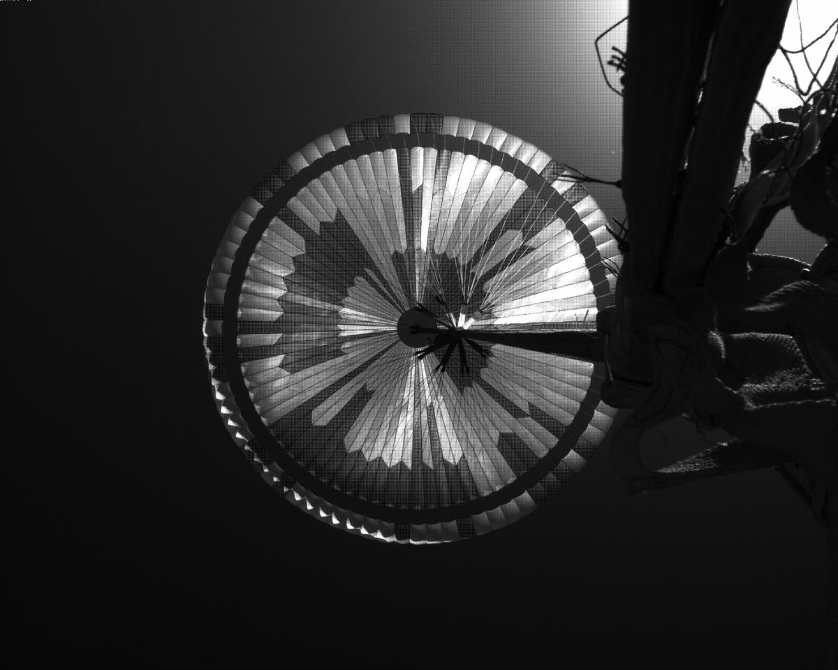 This image was taken by EDL_PUCAM1 onboard NASA's Mars rover Perseverance on Sol 486