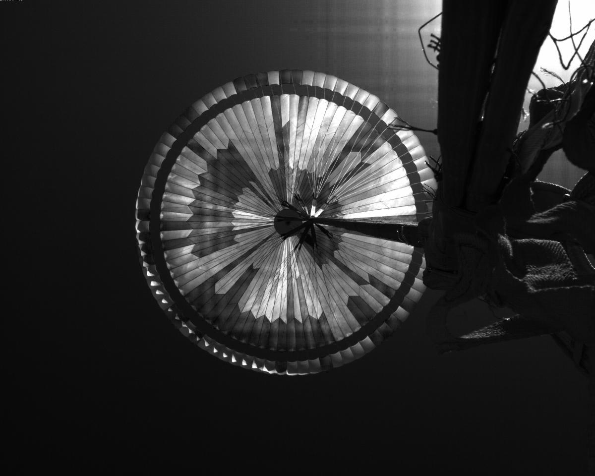 This image was taken by EDL_PUCAM1 onboard NASA's Mars rover Perseverance on Sol 486