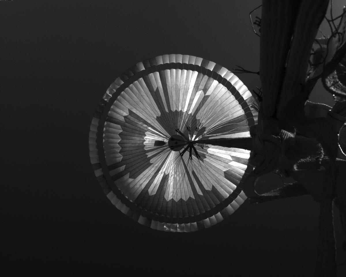 This image was taken by EDL_PUCAM1 onboard NASA's Mars rover Perseverance on Sol 486