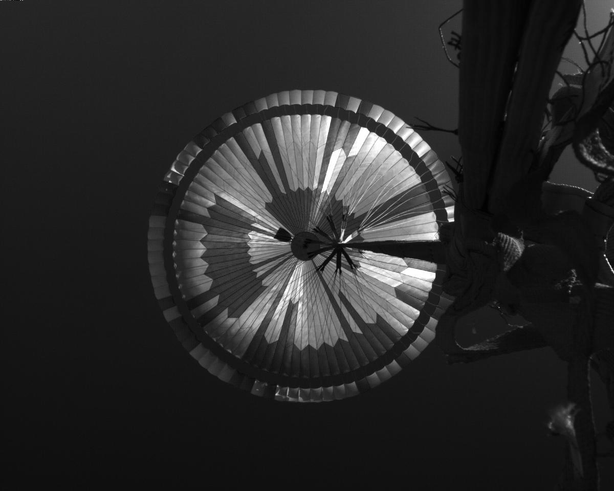 This image was taken by EDL_PUCAM1 onboard NASA's Mars rover Perseverance on Sol 486